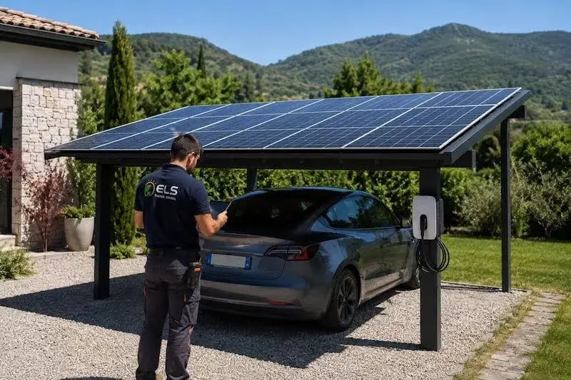 Carport photovoltaique